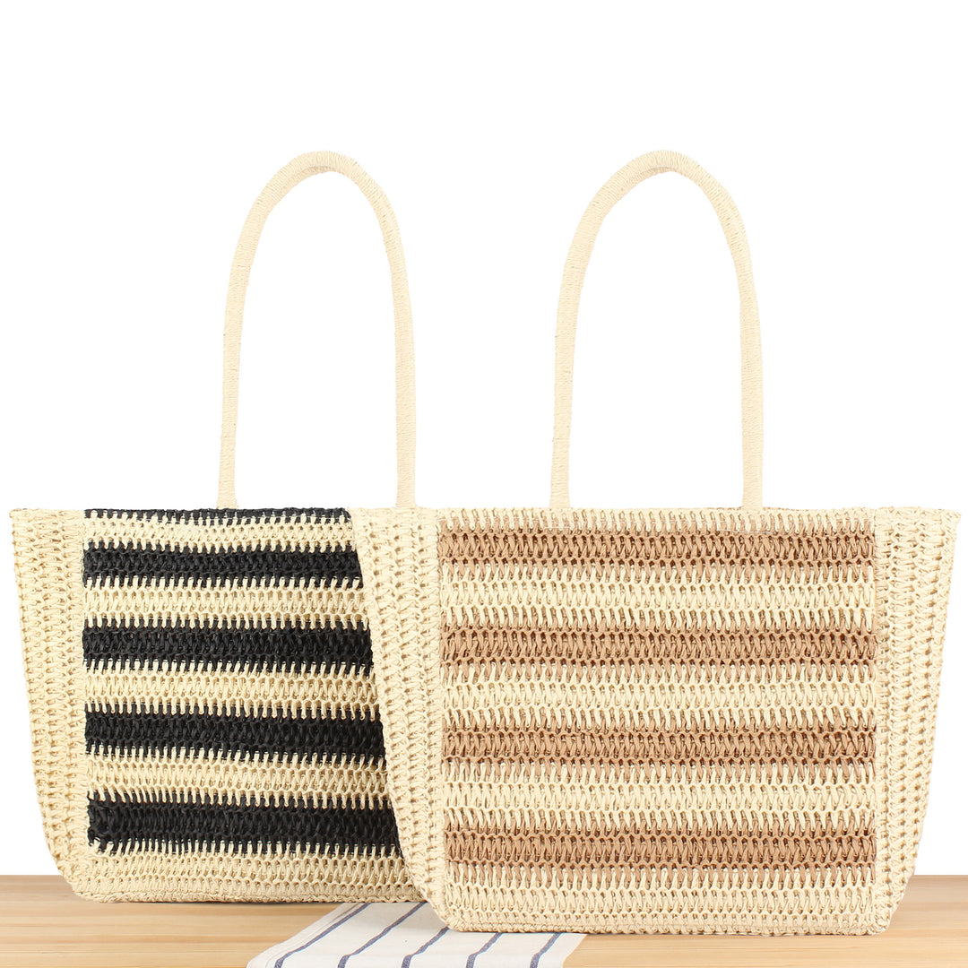 Beach bag with modern zebra pattern Kalsten