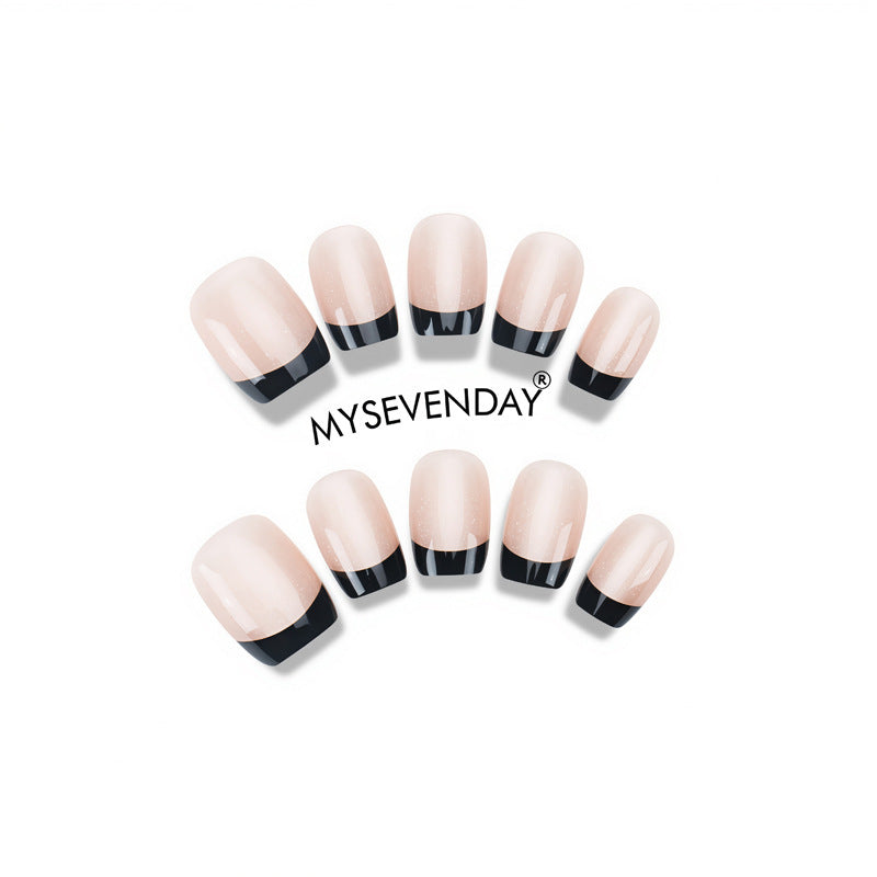 Gel French Tip Press-On Nails Kalsten