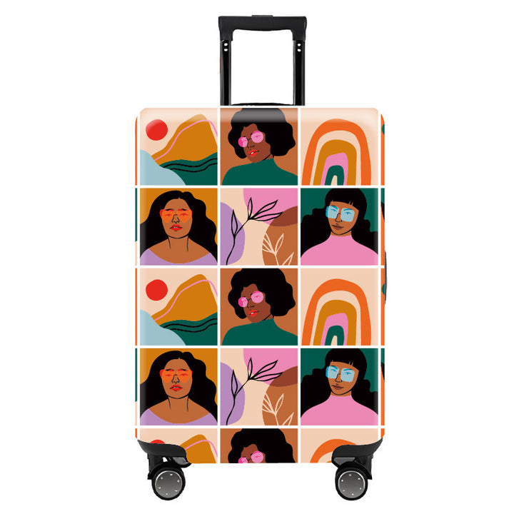 Artistic Travel Hard Shell Suitcase Kalsten