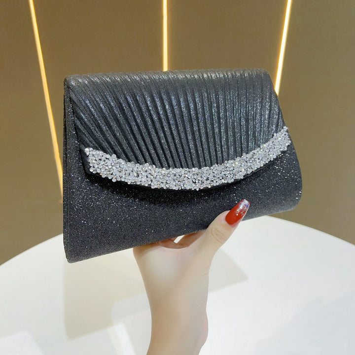 Elegant Pleated Evening Clutch