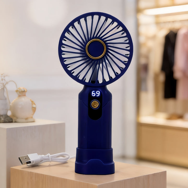 Women's Portable Hand Fan with Digital Display Kalsten    1782815881