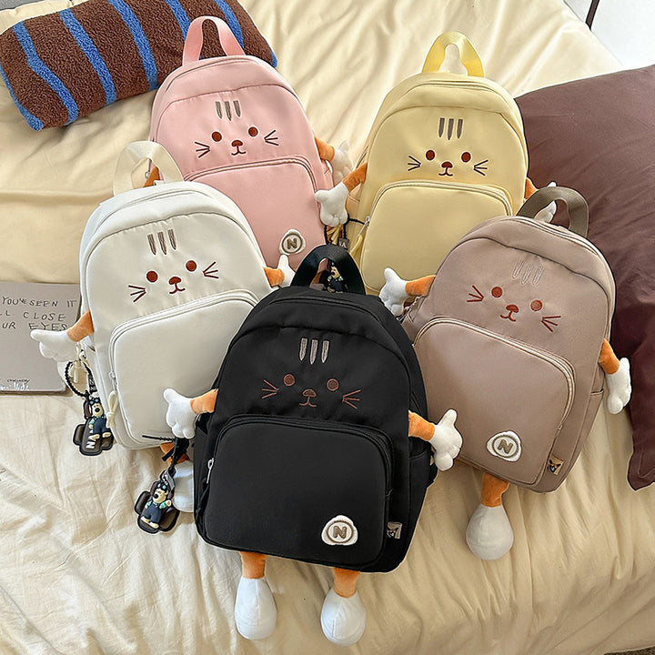 Plush Cat-Themed Backpack Kalsten