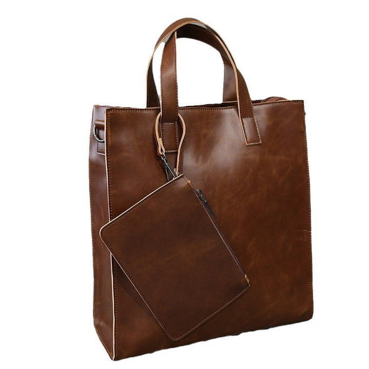 Stylish and Spacious Leather Bag Kalsten