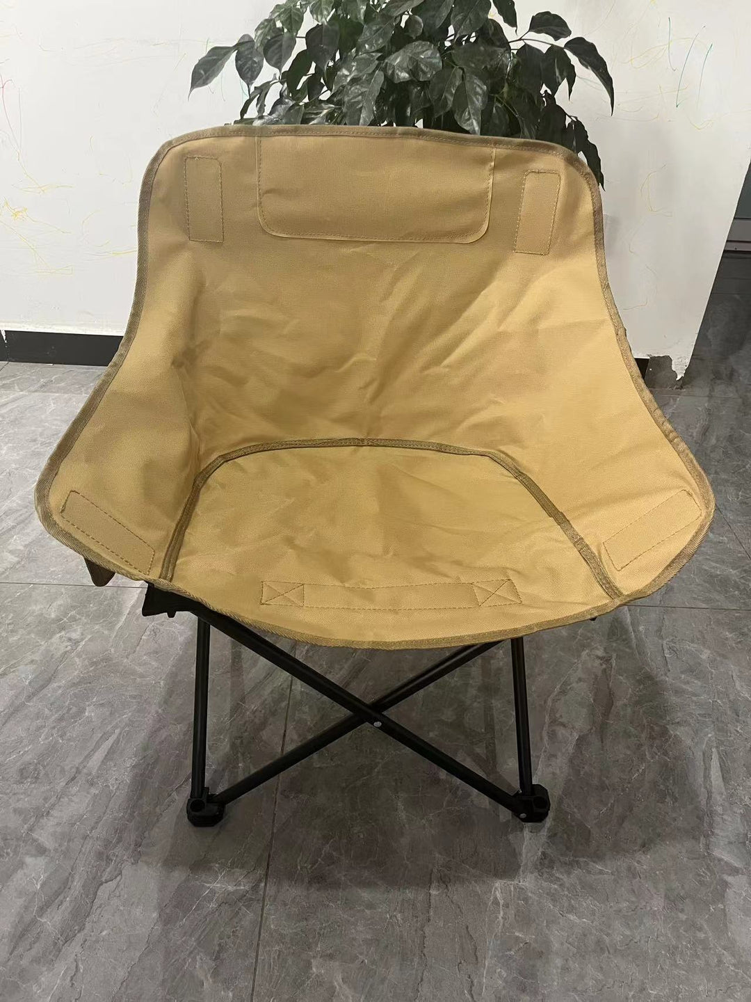 Foldable Camping Table With Stable Wooden Surface Kalsten