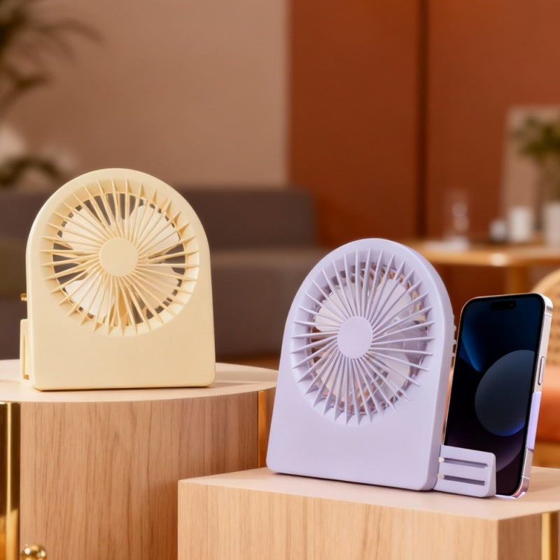 Women's Portable Table Fan with USB Connection and Adjustable Tilt Angle Kalsten