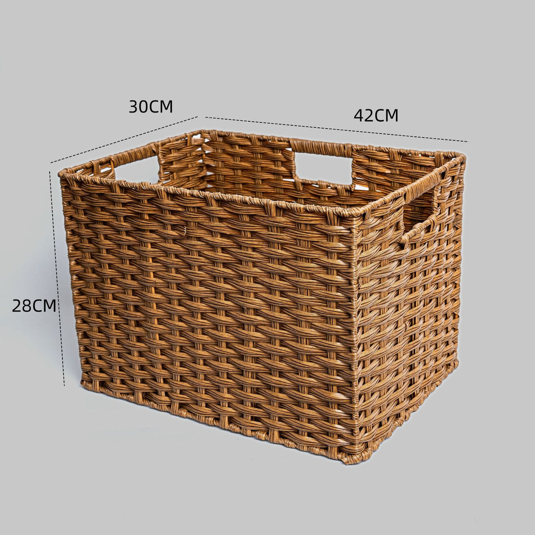 Versatile Wicker Storage Bin Kalsten