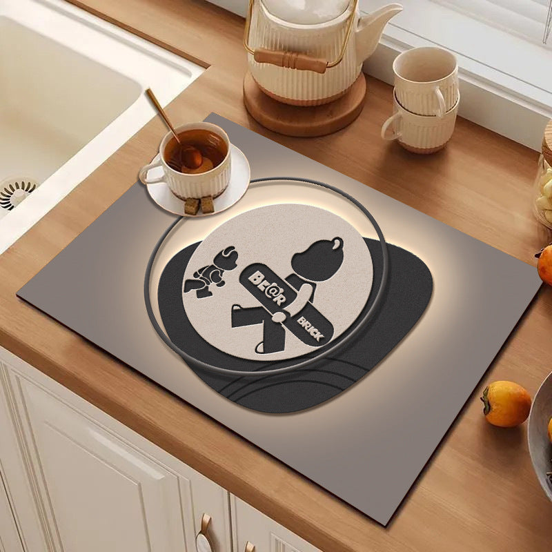 Cute Cartoon Character Kitchen Mat Kalsten