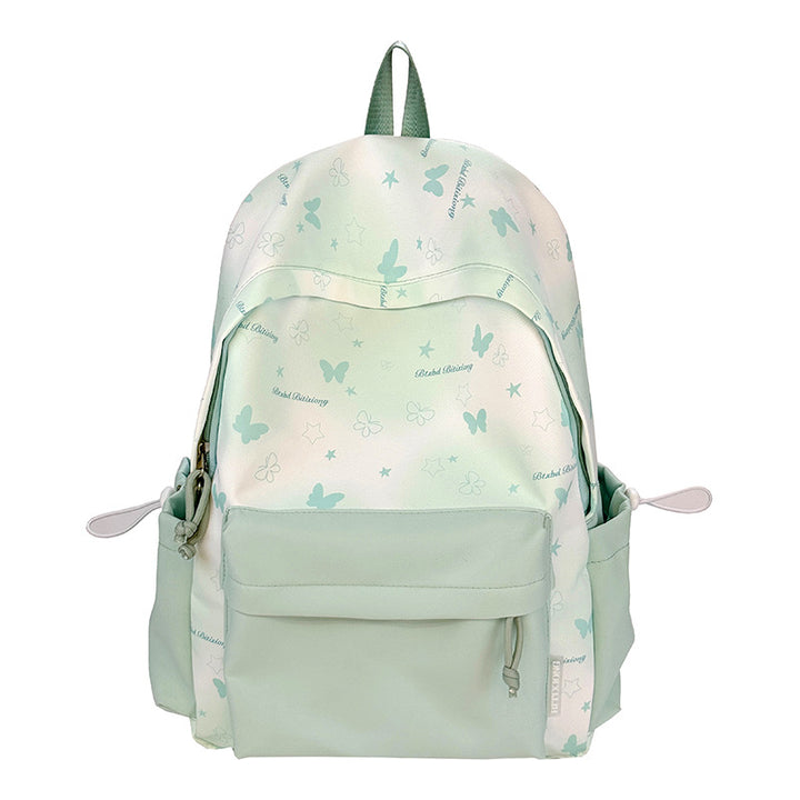 Leisure Backpack with Floral Appliqués Kalsten