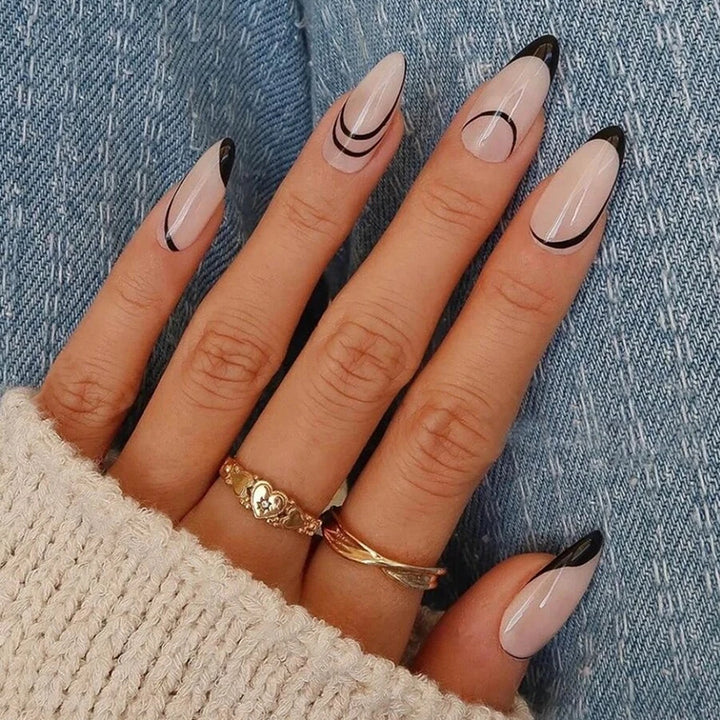 Artistic Abstract Nail Design Kalsten