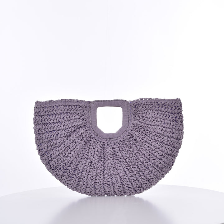 Handcrafted Ribbed Structure Beach Bag Kalsten