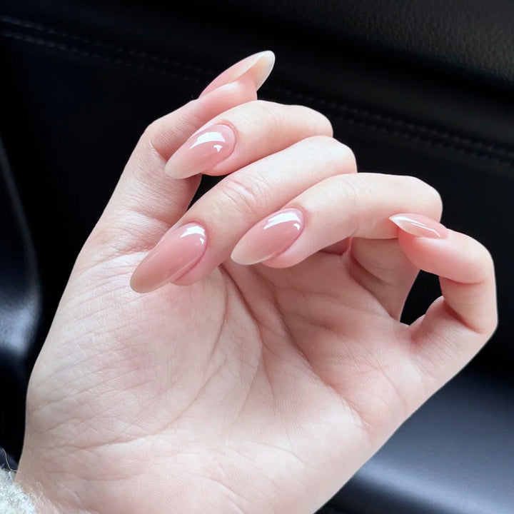 Long Almond-Shaped Press-On Nail Set Kalsten