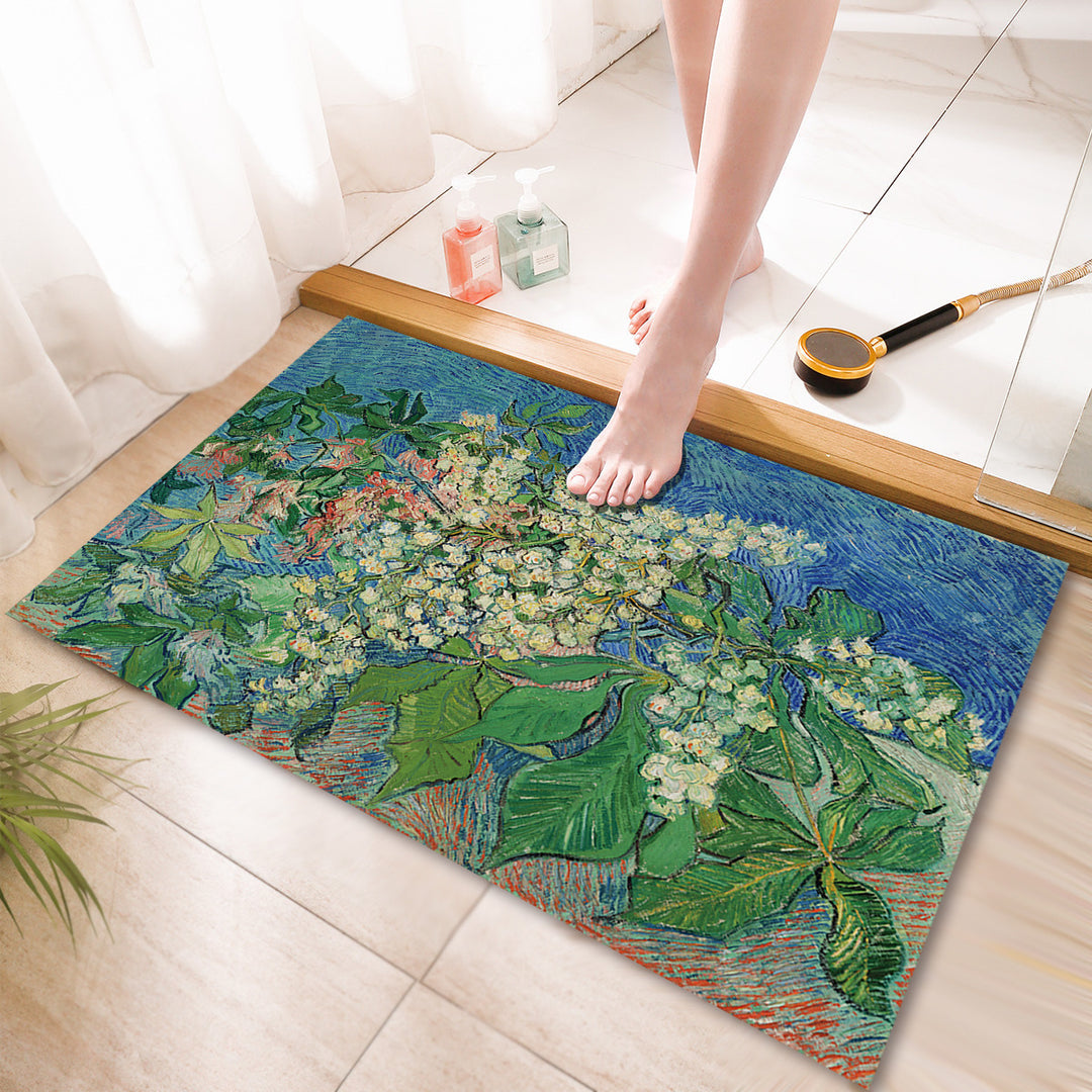 Artistic Oil Painting Bath Mat