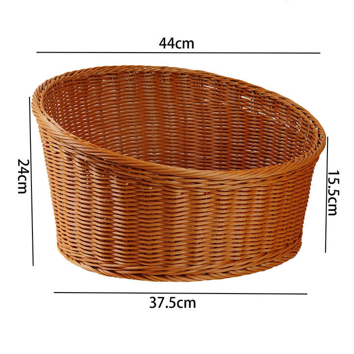 Ladies oval basket made of high-quality willow material Kalsten