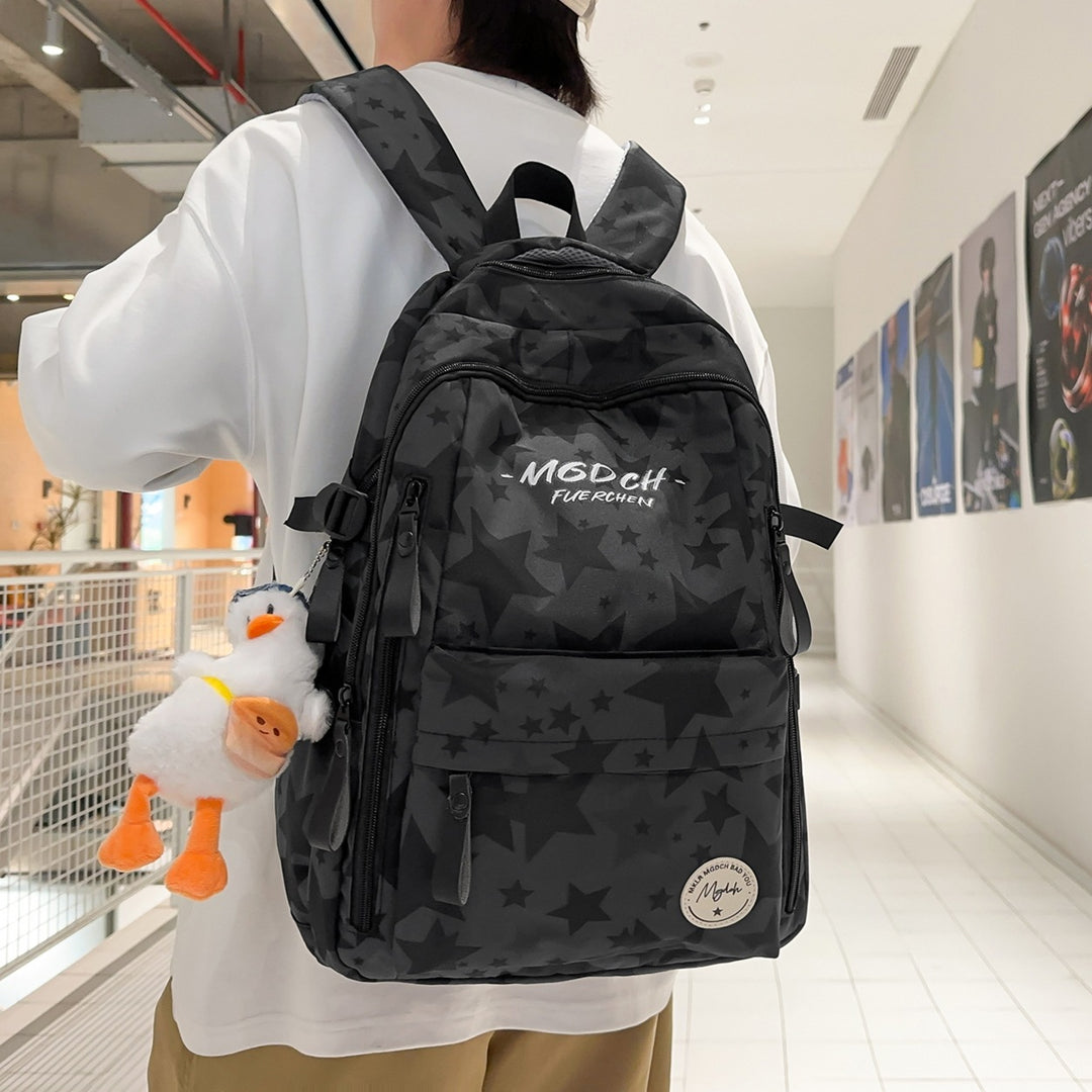 Stylish Star-Patterned Casual Backpack Kalsten 1791205930
