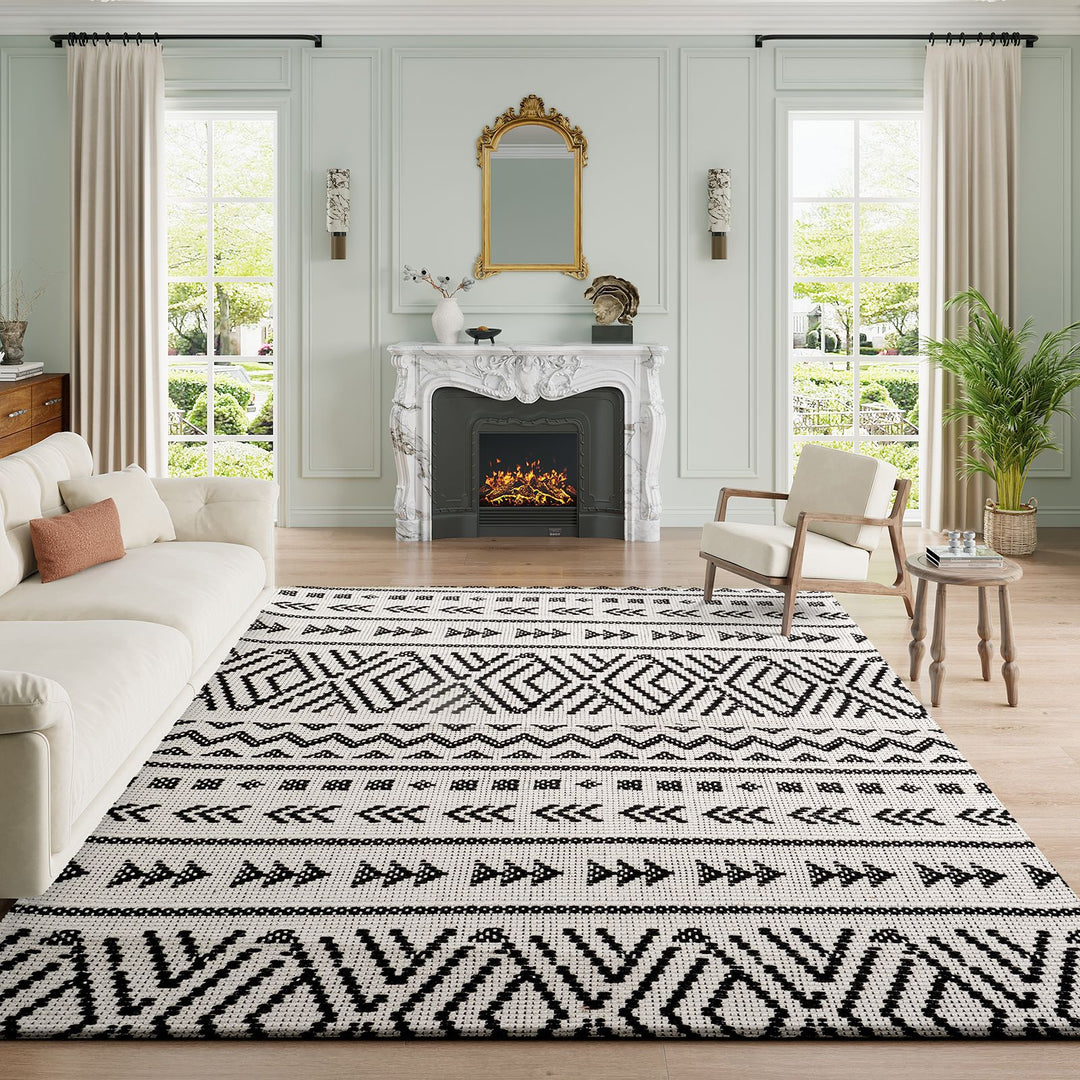 Geometric Patterned Area Rug