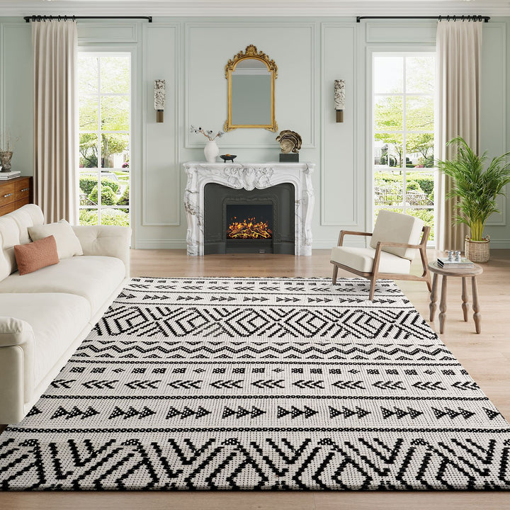 Geometric Patterned Area Rug