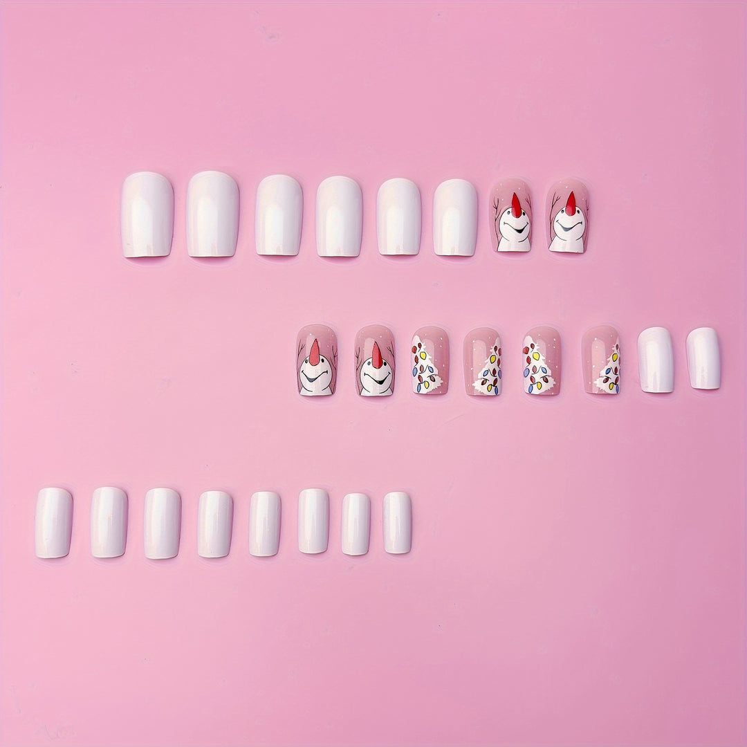 Festive Winter Nail Art Kalsten
