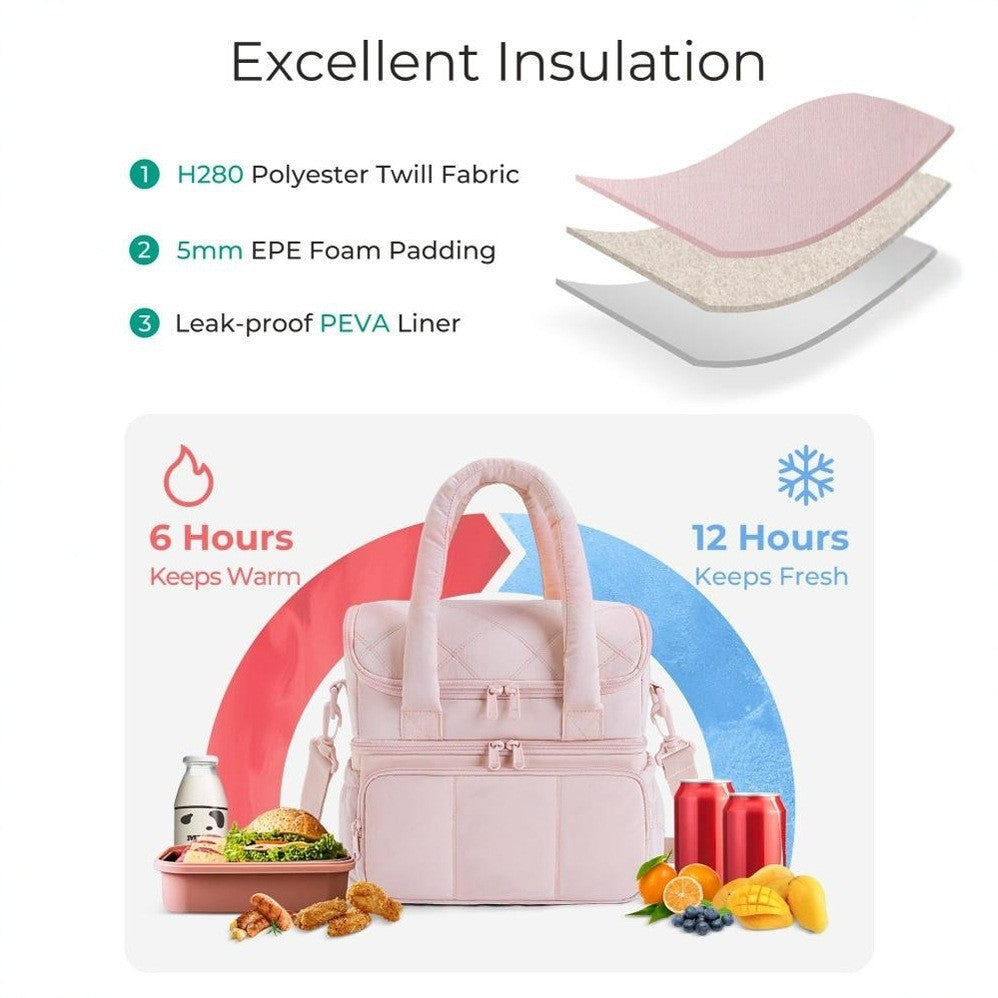 Chic Multi-Compartment Insulated Bag Kalsten