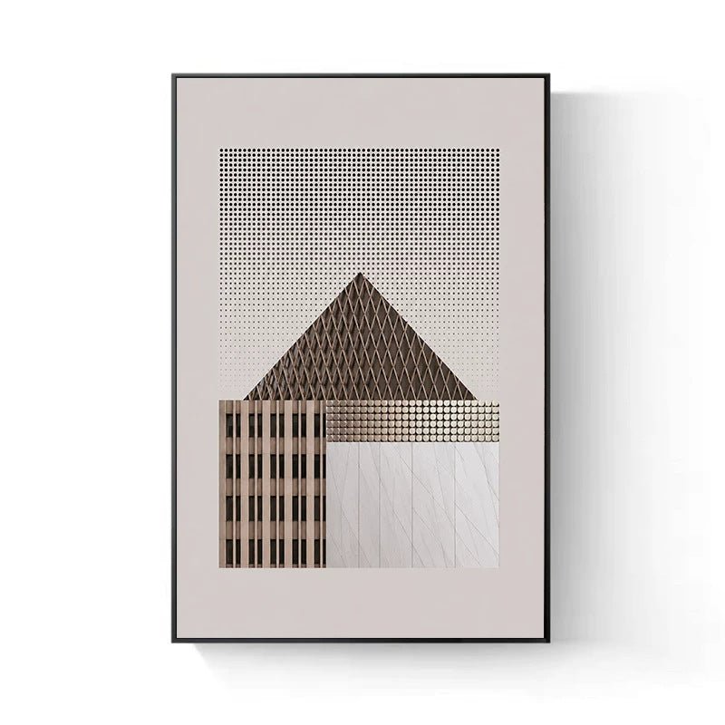 Geometric Abstract Framed Wall Art