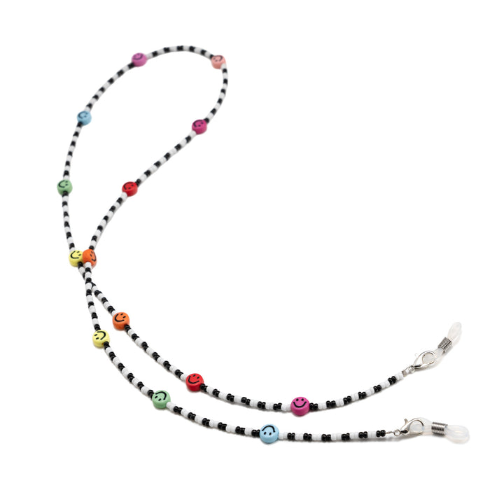 Colorful Smiley Beaded Eyewear Chain kalsten