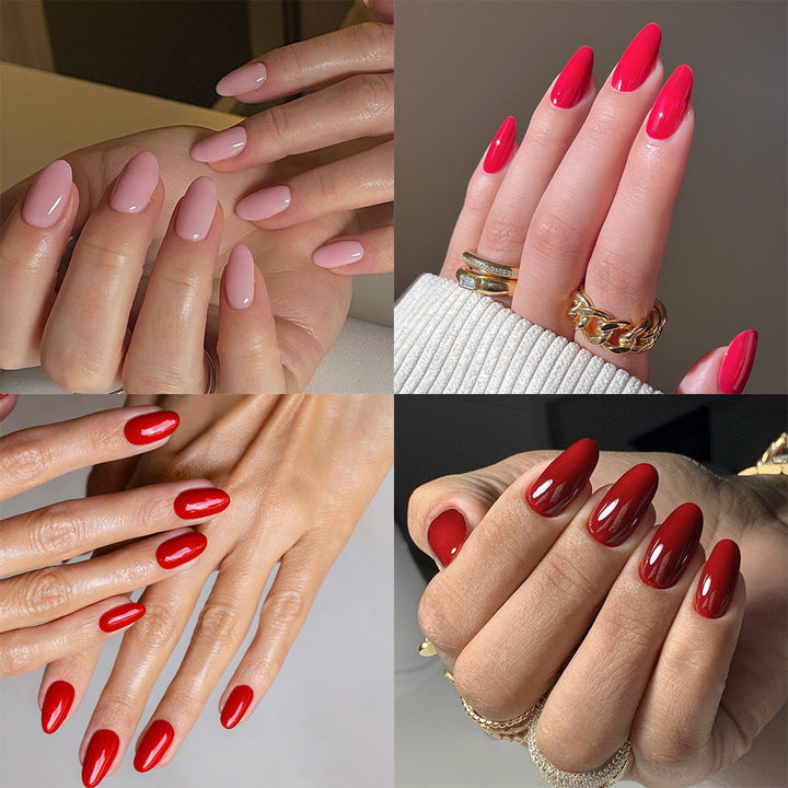 Elegant artificial nails with glossy surface Kalsten