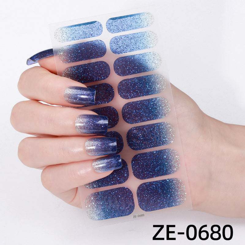 Glitter Ombre Nail Wraps  1790954415