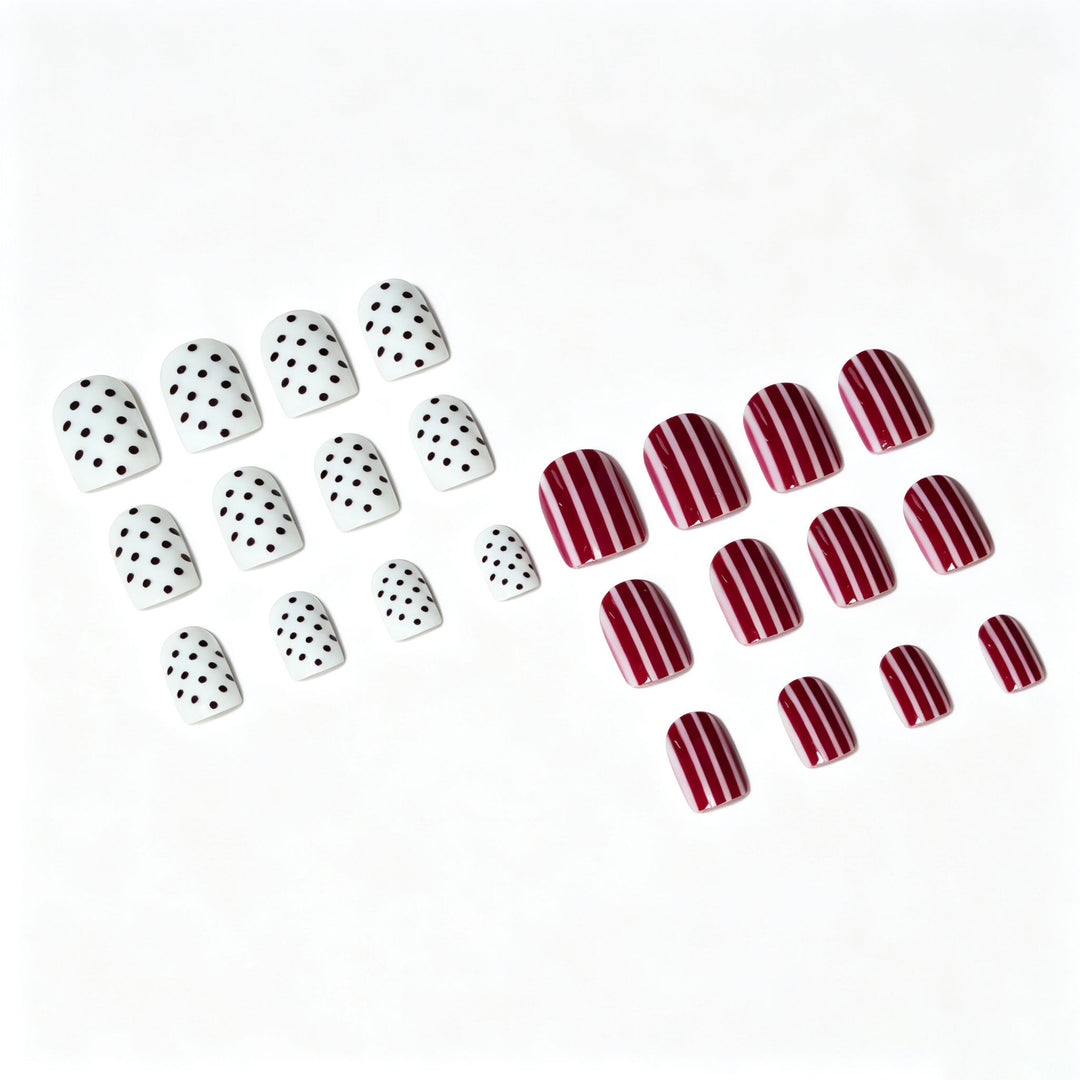 Artistic Multi-Patterned Nail Art Set