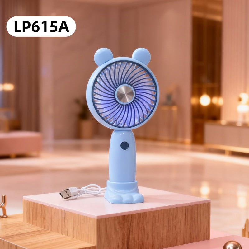 Women's Portable Hand Fan with Cute Rabbit Design Kalsten