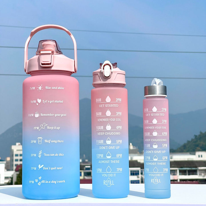 Unisex Motivating Water Bottle with Time Markings Kalsten