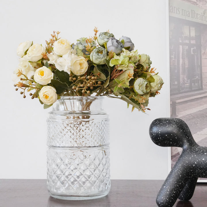 Lifelike Artificial Floral Stem Bouquet