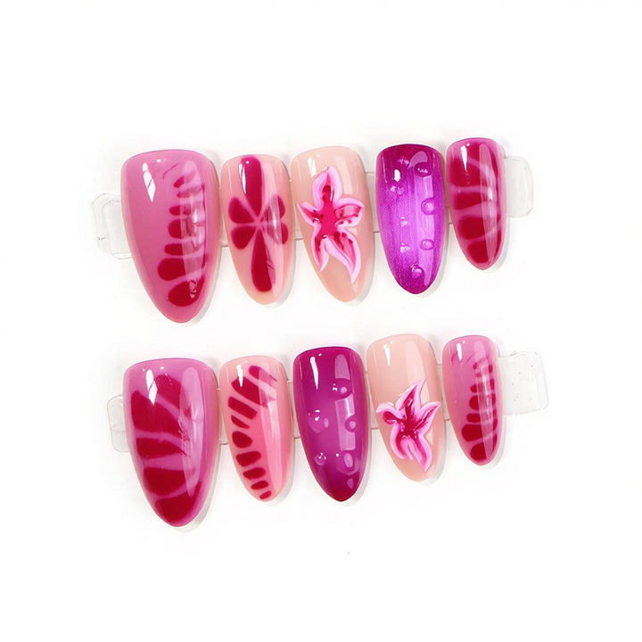 Artistic Press-On Nail Art Set Kalsten
