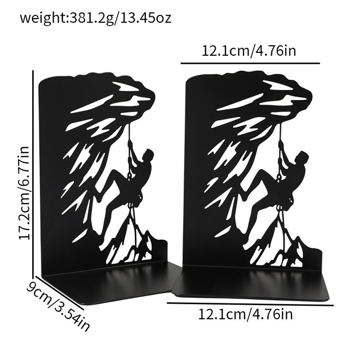 Adventure Climbing-Themed Bookends