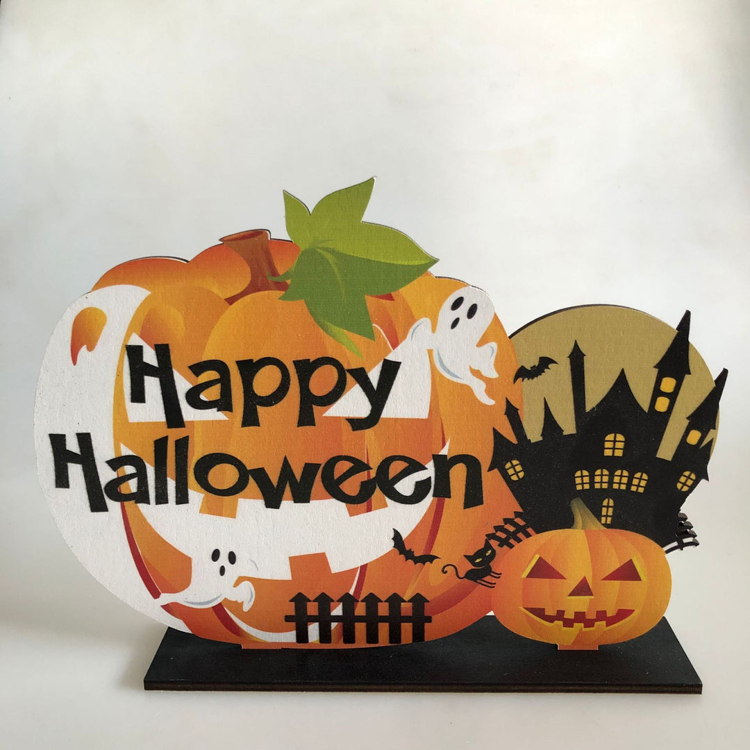Halloween-Themed Decorative Table Centerpiece