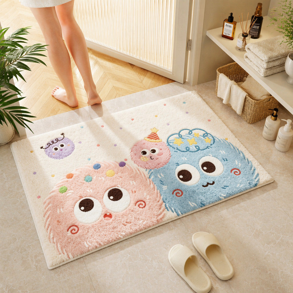 Plush Cartoon Bath Mat Kalsten
