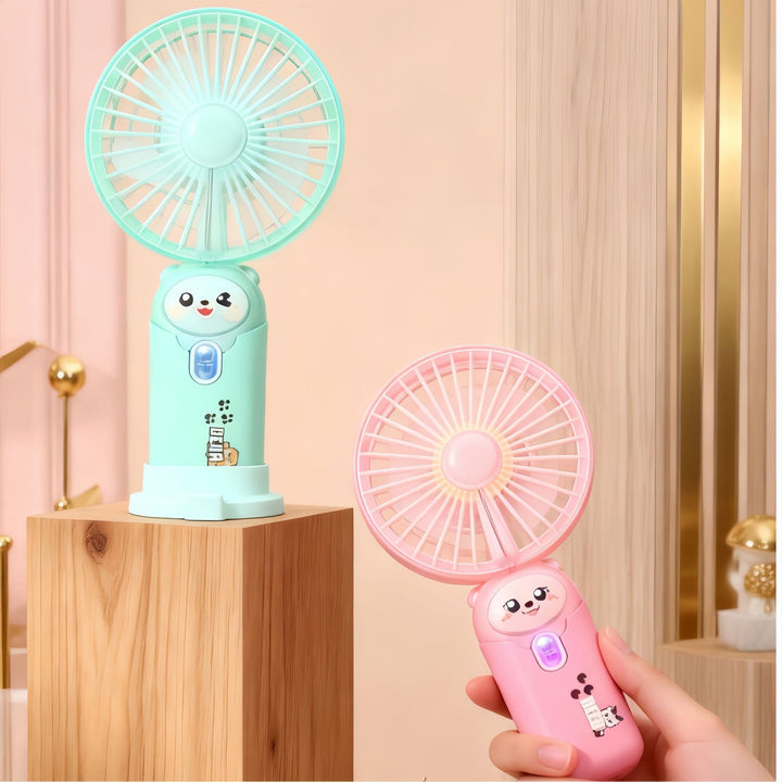 Women's portable handheld fan with cute bear design Kalsten