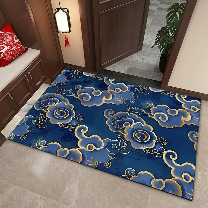 Elegant Cloud Motif Area Mat Kalsten