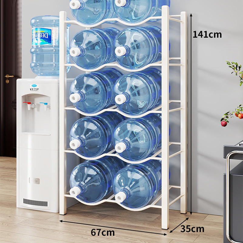 Heavy-Duty Triple-Tier Water Jug Rack for Large Bottles