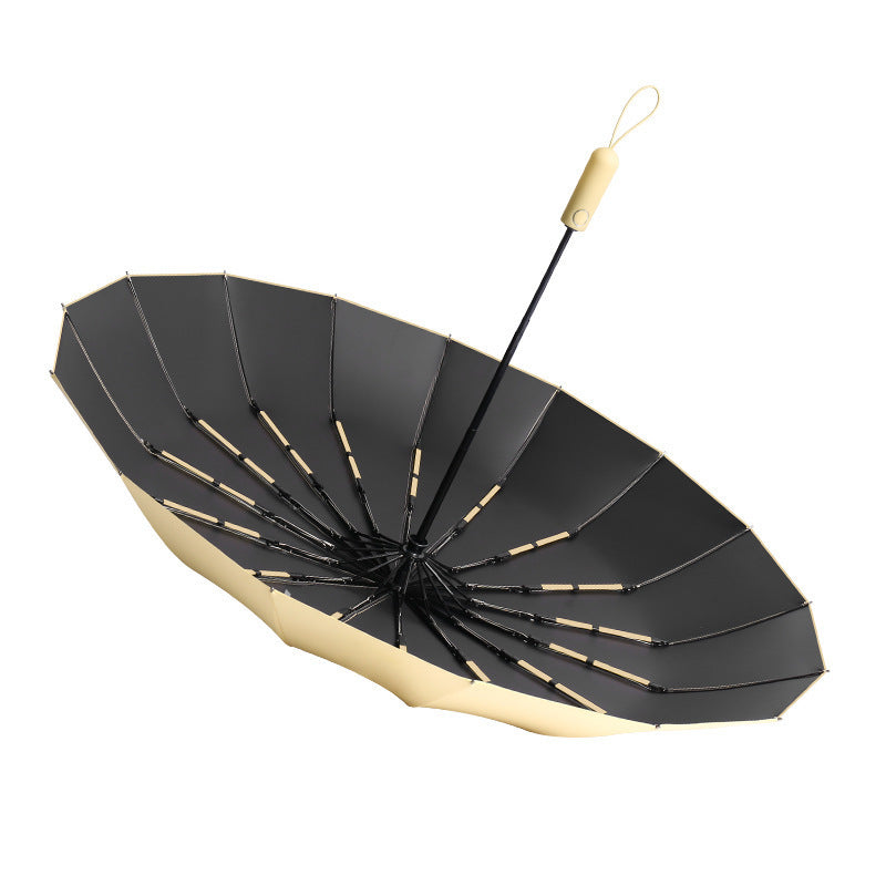 Women Automatic Folding Umbrella with 48 Ribs and Ergonomic Handle Kalsten