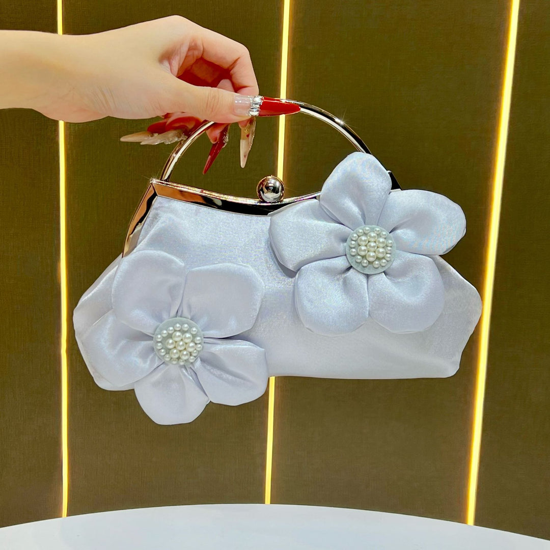 Floral Accent Clutch