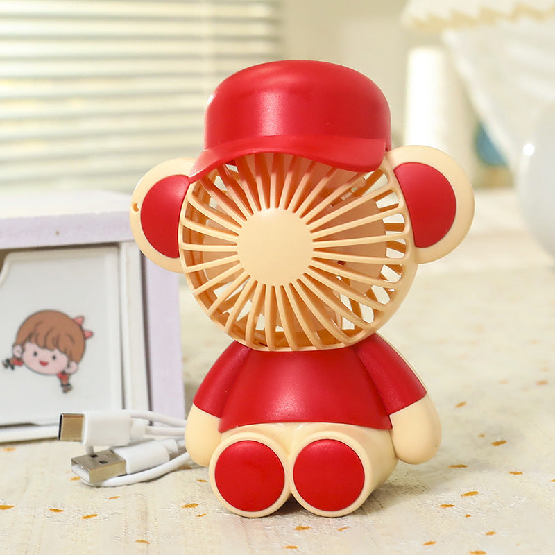 Ladies portable hand fan in original monkey design Kalsten
