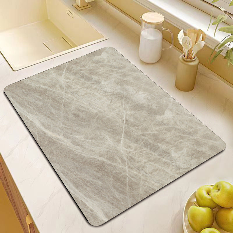 Premium Marble Print Kitchen Mat Kalsten