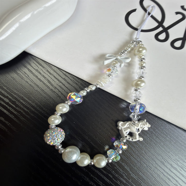 Beaded Unicorn Charm Necklace Kalsten