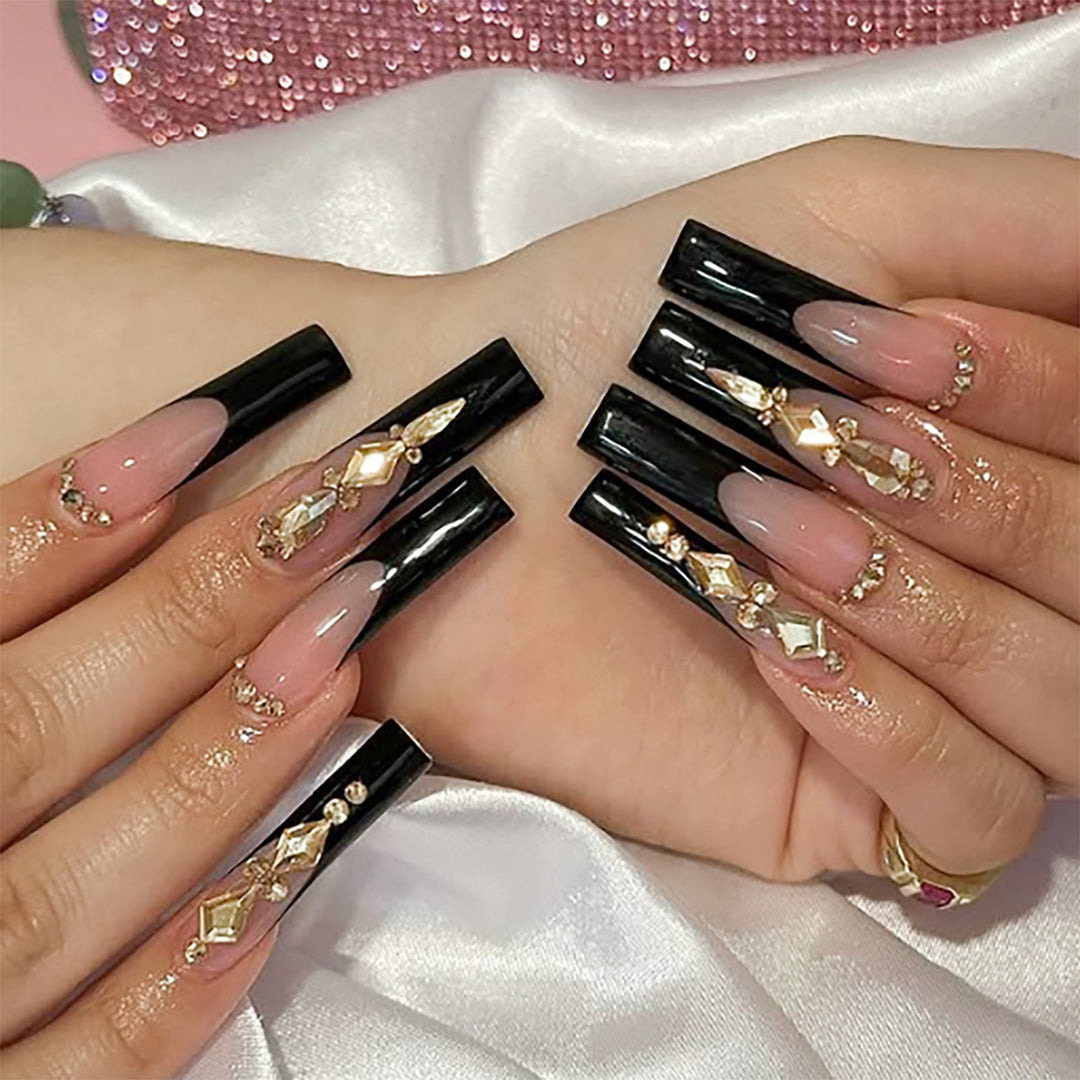 Decorative Long Stiletto Nail Extensions Kalsten