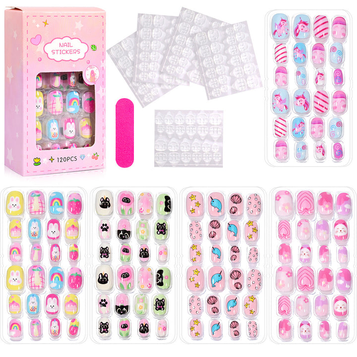 Fun Themed Press-On Nail Set Kalsten