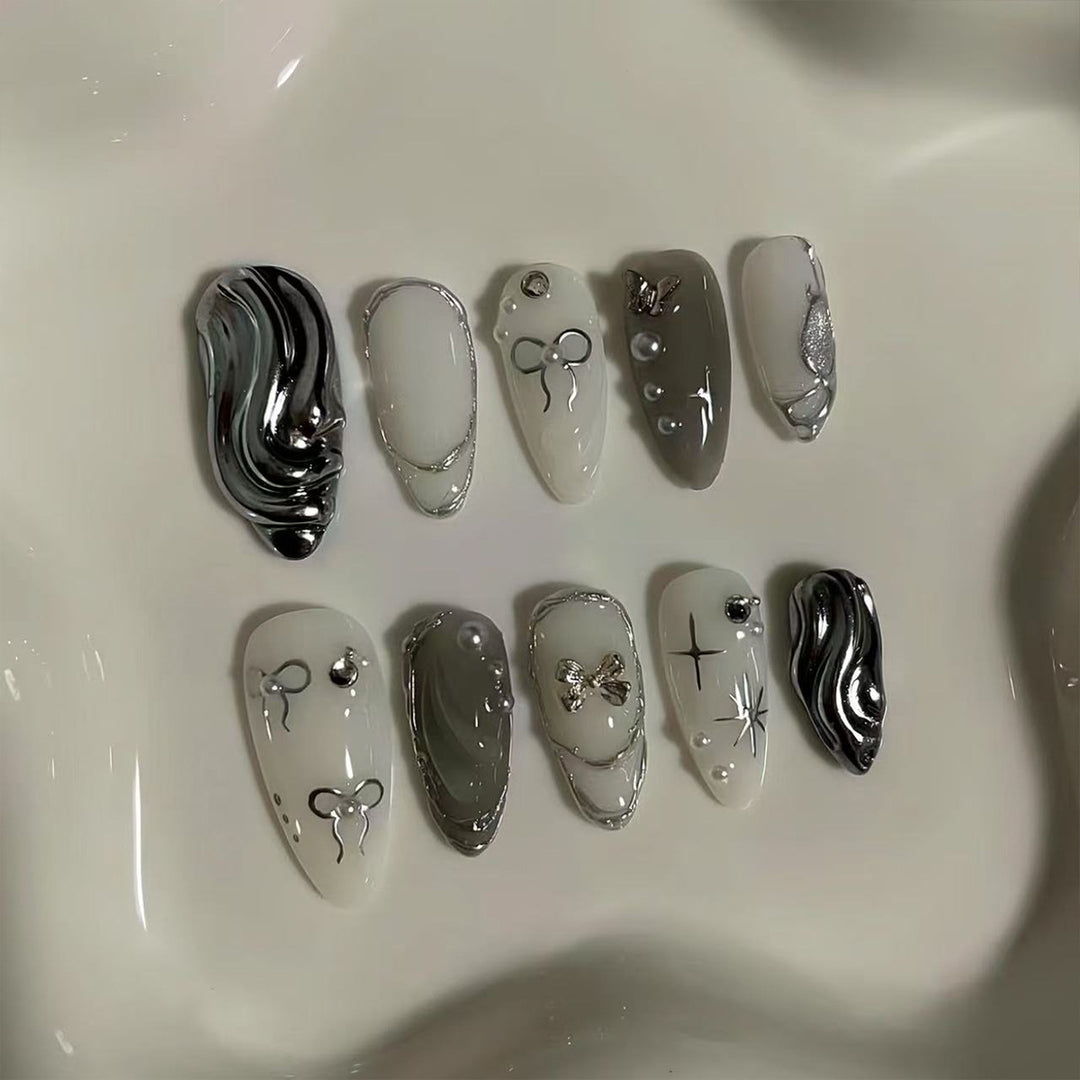 Elegant Decorative Nail Enhancements Kalsten