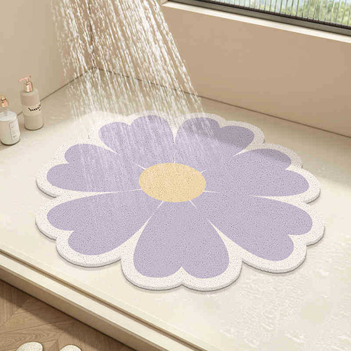 Floral Design Bath Mat Kalsten