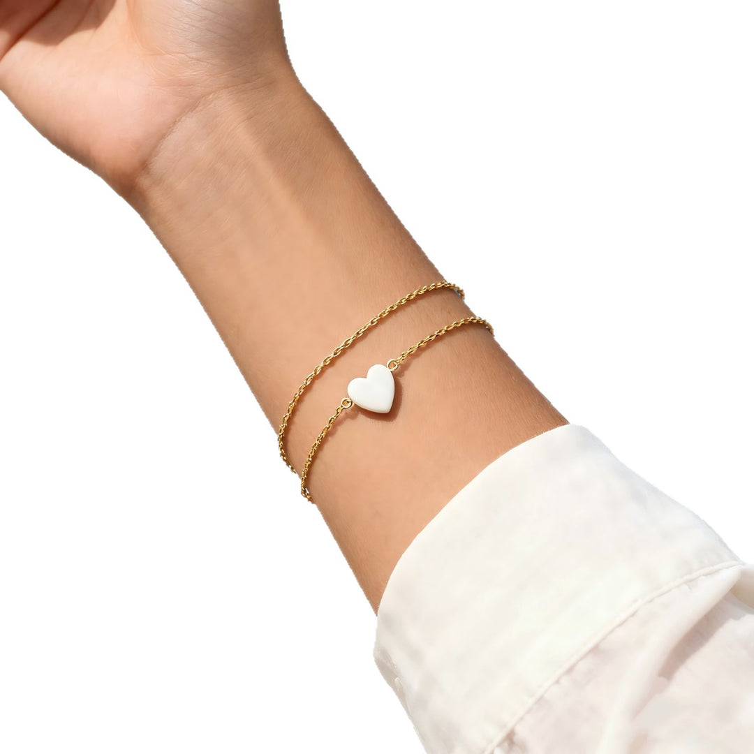 Elegant Heart Charm Bracelet Kalsten