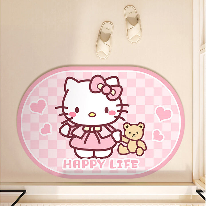 Cute Cartoon-Themed Bath Rug