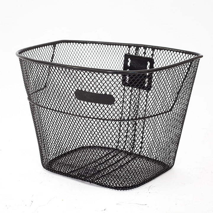 ventilated steel mesh bicycle front basket with quick-release bracket Kalsten