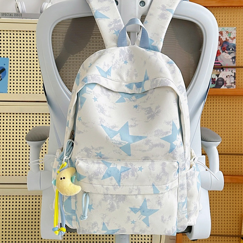 Trendy Star-Printed Backpack Kalsten